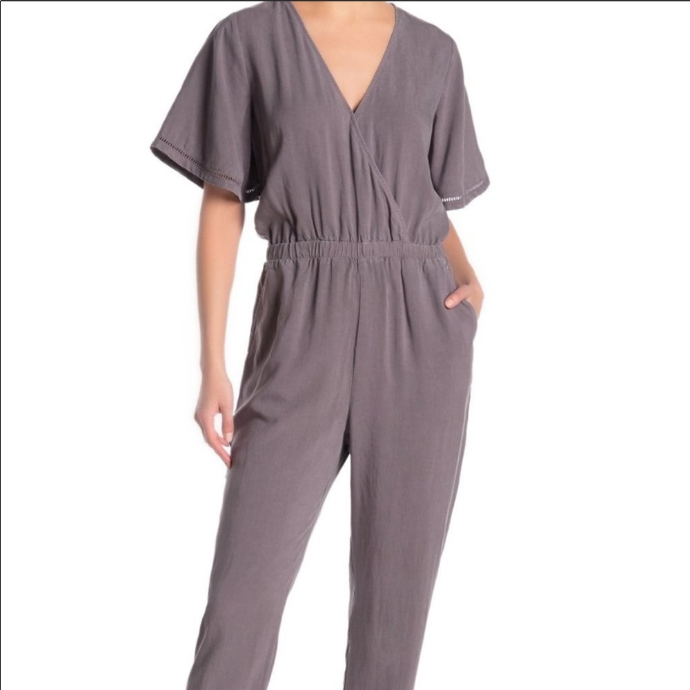 Anthropologie Cloth and Stone jumpsuit sz L